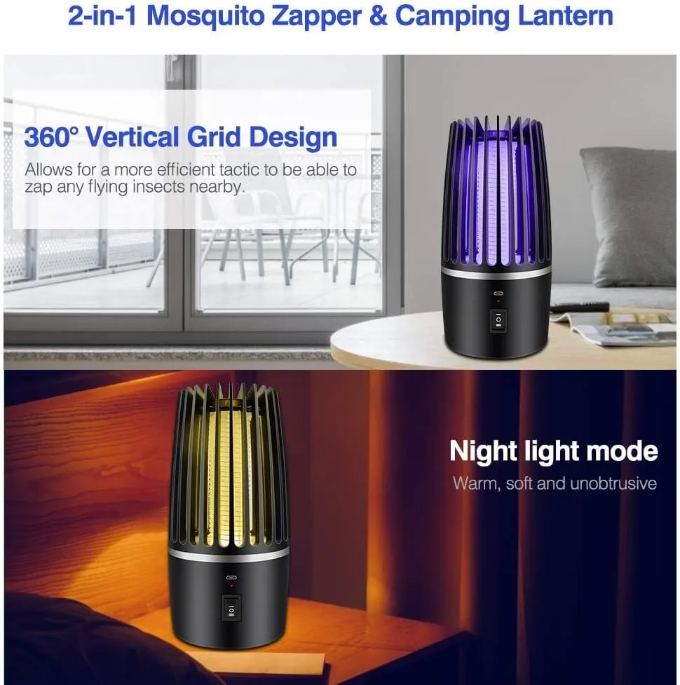 Електрична лампа пастка для комах комарів мух aparatto. Mosquito Killer Lamp BG-001., зображення - 1