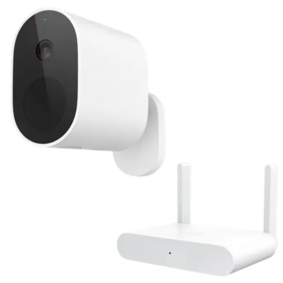 IP камера відеоспостереження + шлюз Mi Wireless Outdoor Security Camera 1080p White (MWC14).Бездротова. Вулична., зображення - 2